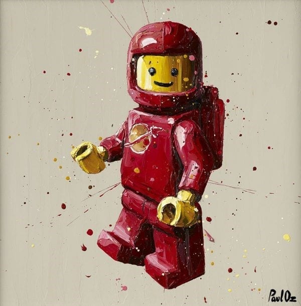 Lego Man - Red The Circle Gallery Online Galley In Sunninghill Berkshire